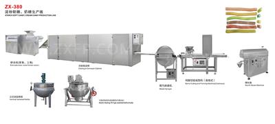 ZX-380 STARCH SOFT CANDY, CREAM CANDY PRODUCTION LINE